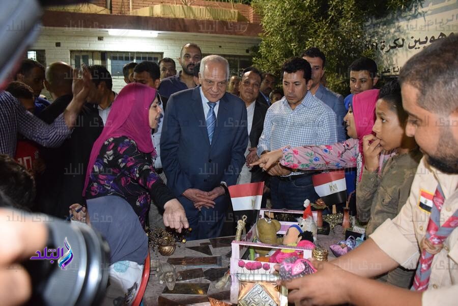 جولة تفقدية لأعمال تطوير مركز شباب صفط اللبن