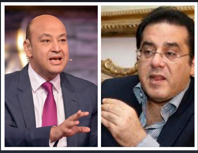 عمرو أديب وأيمن نور