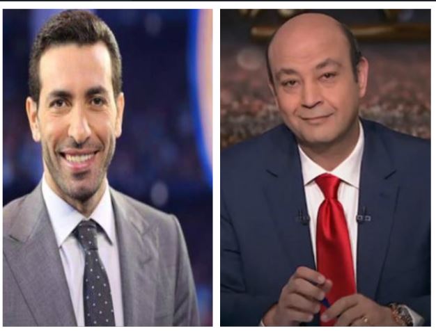 عمرو أديب ومحمد أبوتريكة