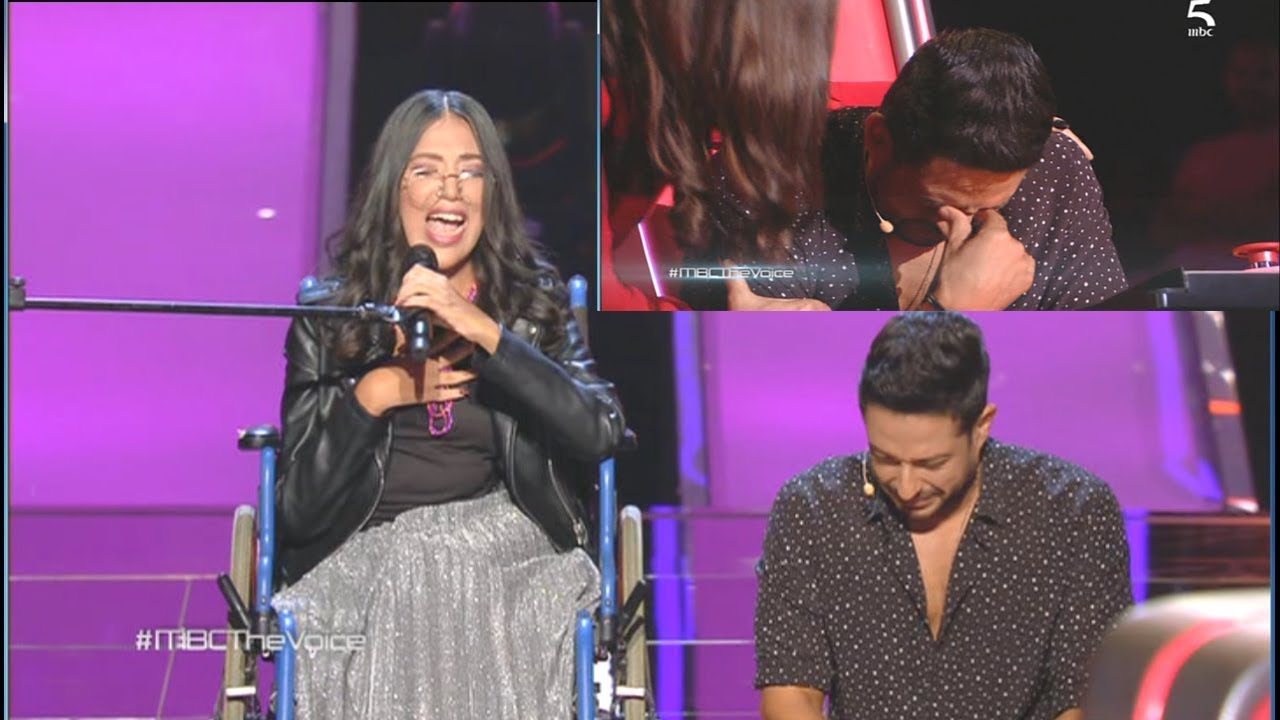 حماقي والمتسابقة وئام رضوان حماقي والمتسابقة وئام رضوان