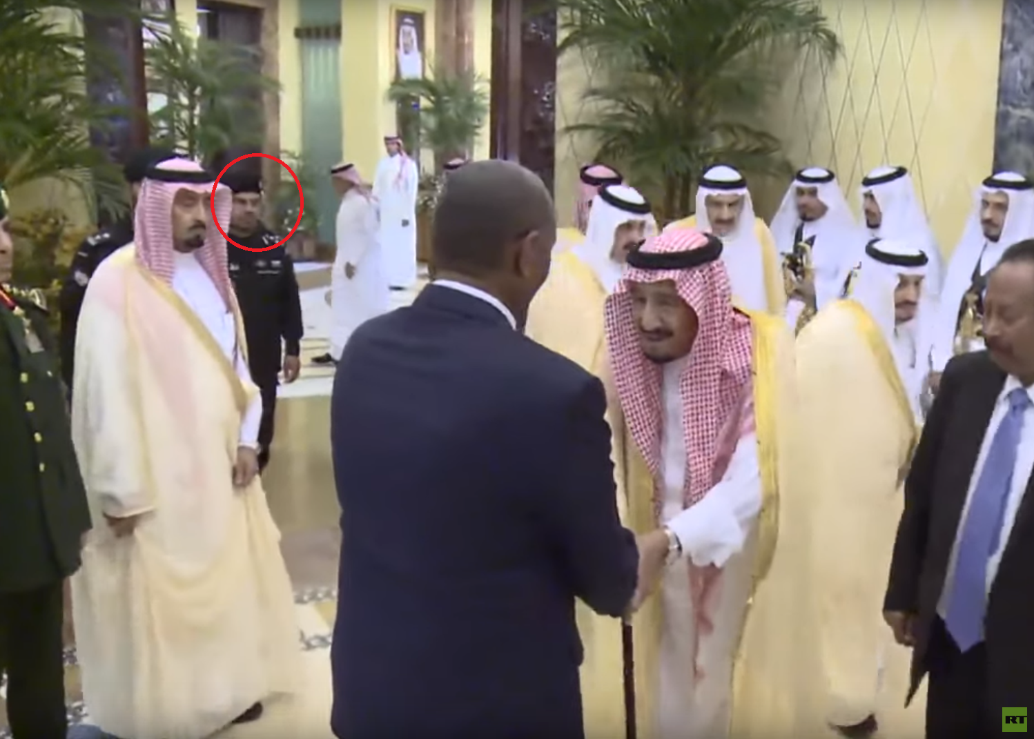 القحطاني خلال ظهوره الأول