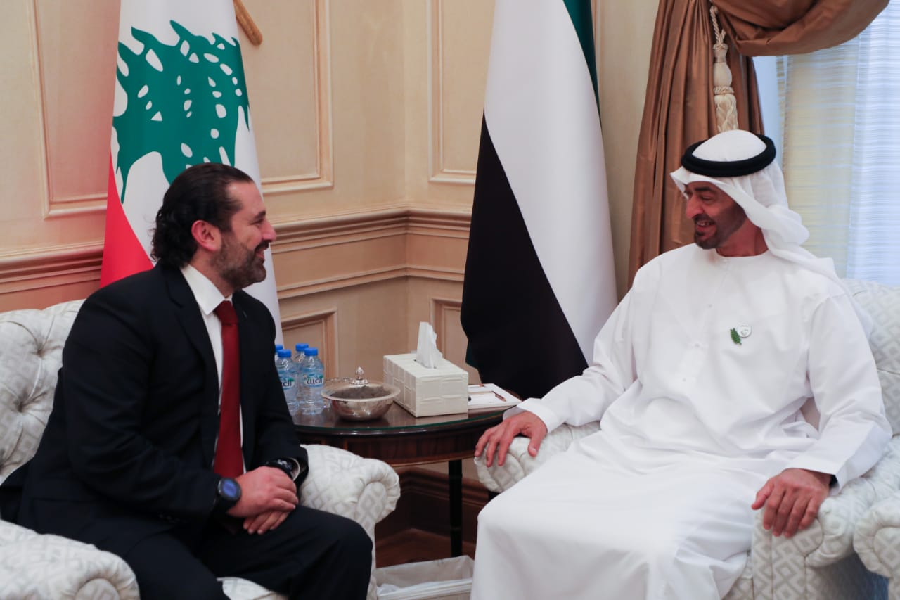 ولى عهد أبو ظبي وسعد الحريري