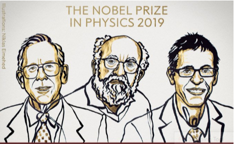 العلماء الثلاثة الفائزون بجائزة نوبل للفيزياء