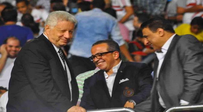 مرتضى منصور و عمرو الجناينى