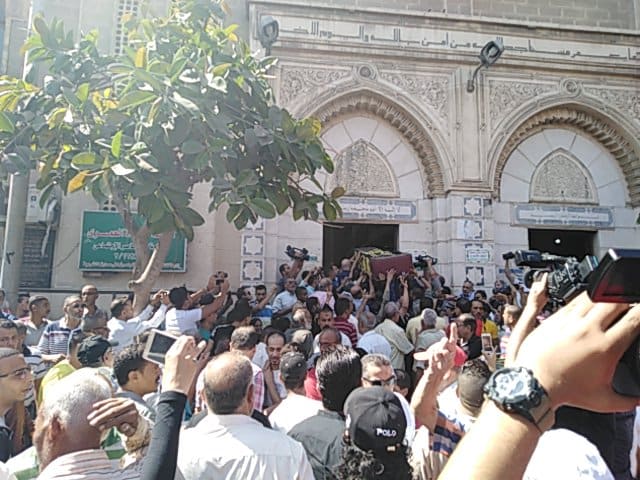 جنازة الفنان طلعت زكريا