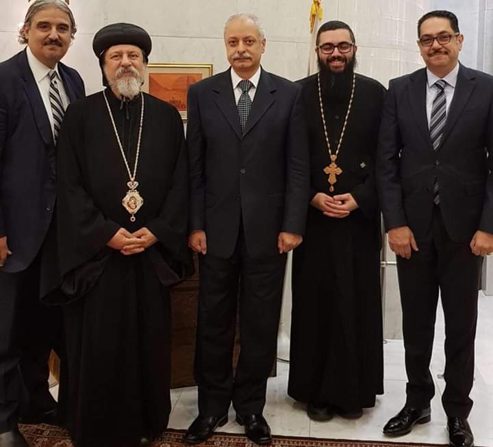 جانب من الاستقبال جانب من الاستقبال