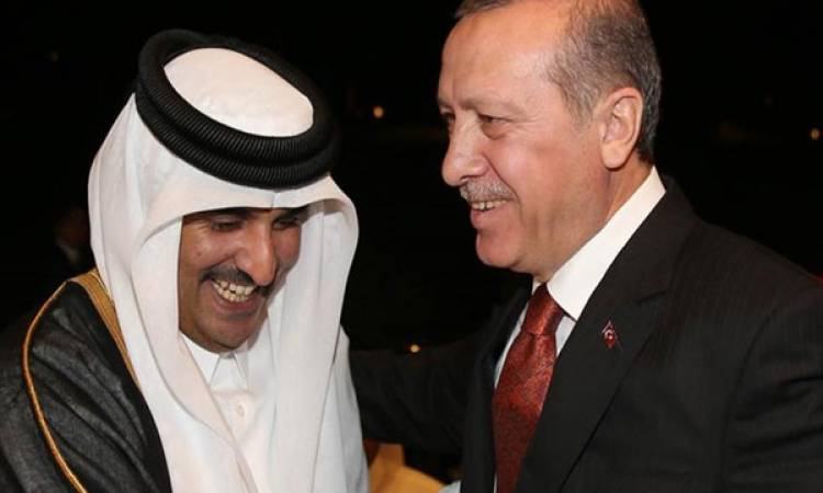 رجب طيب أردوغان وتميم بن حمد رجب طيب أردوغان وتميم بن حمد