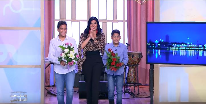 هدية الشيف أميرة شنب وأولادها لـ منى الشاذلي