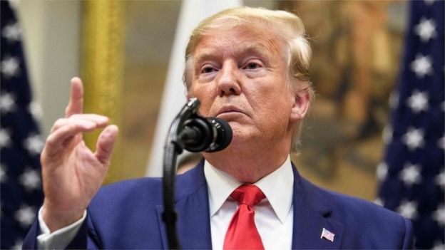 الرئيس الأمريكي دونالد ترامب