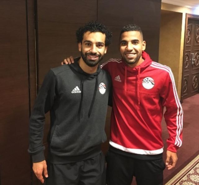 مؤمن زكريا ومحمد صلاح في معسكر سابق لمنتخب مصر مؤمن زكريا ومحمد صلاح في معسكر سابق لمنتخب مصر