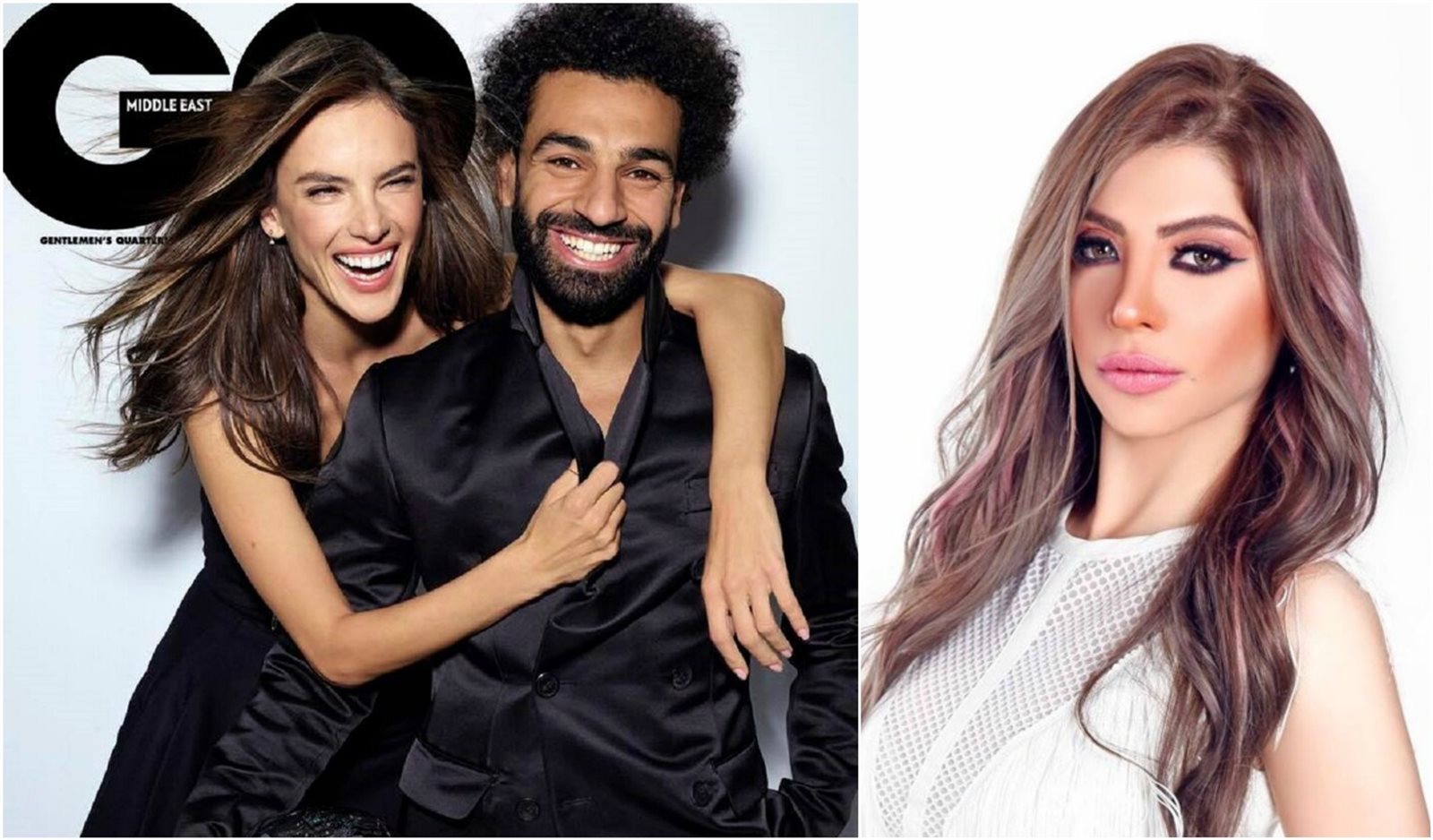 دعاء صلاح - محمد صلاح وعارضة الأزياء