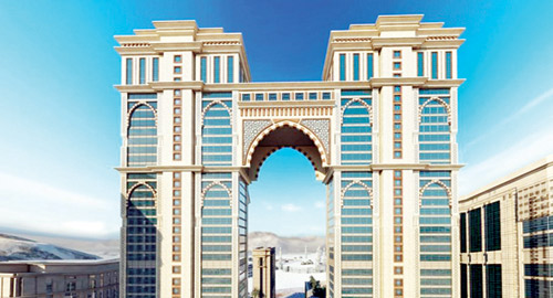 إنشاء أعلى مصلى معلق بالعالم في مكة