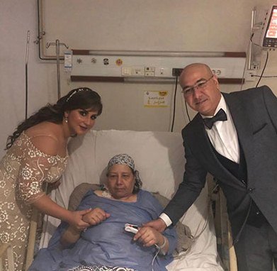 المريضة تحتفل بزواج نجلها بالمستشفى