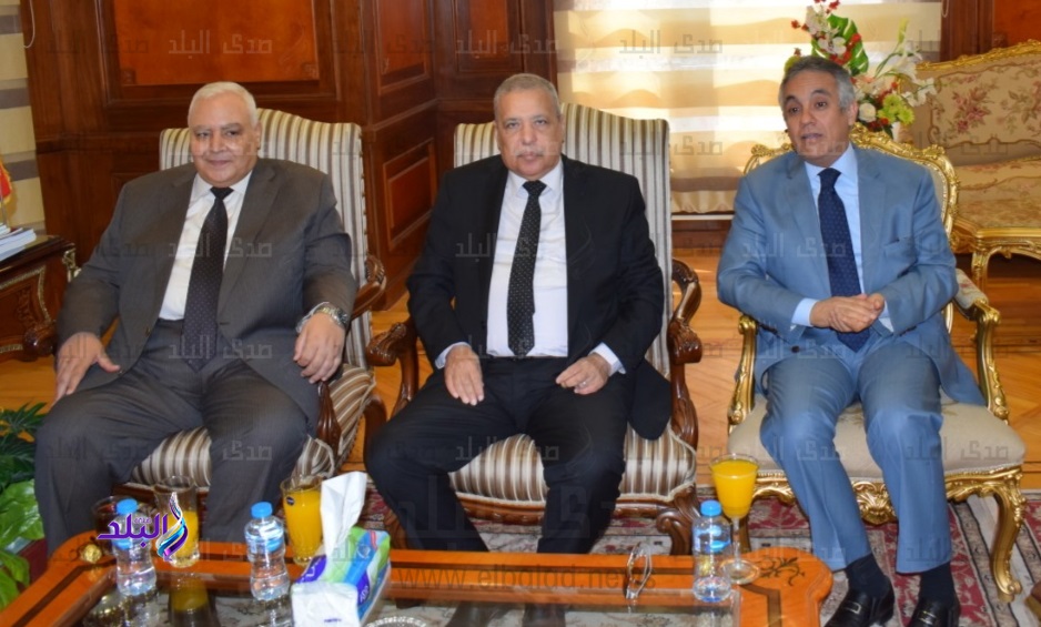 وفد من الوطنية للانتخابات يزور هيئة النيابة الادارية وفد من الوطنية للانتخابات يزور هيئة النيابة الادارية