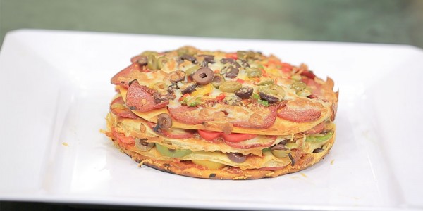 طريقة عمل كيكة البيتزا للشيف شربيني