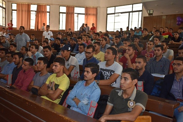 حفل استقبال الطلاب الجدد بكلية الهندسة  حفل استقبال الطلاب الجدد بكلية الهندسة