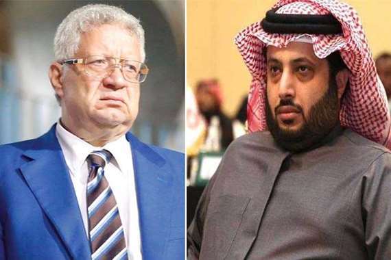 مرتضى منصور وتركى آل الشيخ 