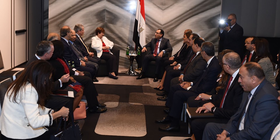 اجتماع رئيس الوزراء مع مديرة صندوق النقد الدولي