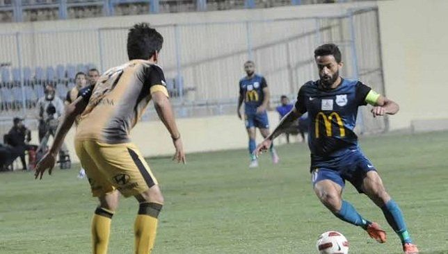 جانب من مباراة سابقة بين الانتاج الحربي وانبي 
