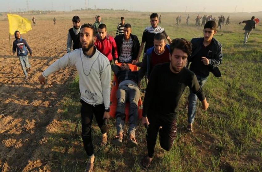 النار على 4 فلسطينيين وإستهداف صيادين غزة