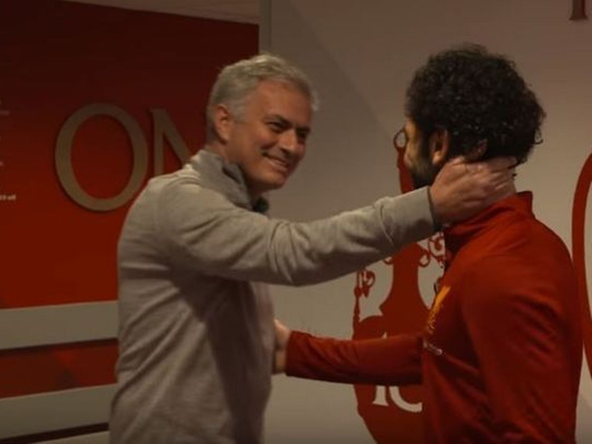 محمد صلاح وجوزيه مورينيو محمد صلاح وجوزيه مورينيو