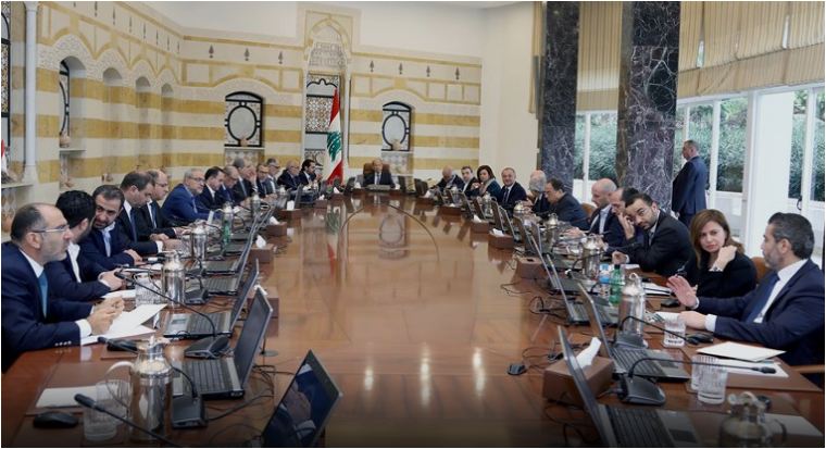 اجتماع الحكومة اللبنانية اجتماع الحكومة اللبنانية