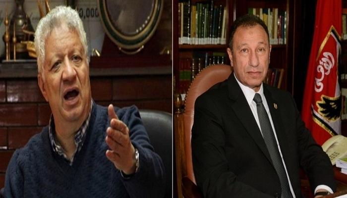 محمود الخطيب رئيس الأهلي - مرتضى منصور رئيس الزمالك
