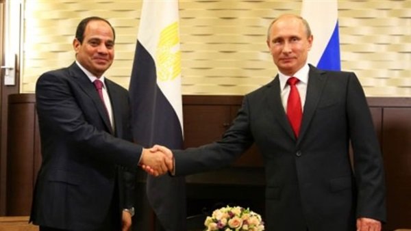 الرئيس عبد الفتاح السيسي ونظيرة الروسى الرئيس عبد الفتاح السيسي ونظيرة الروسى