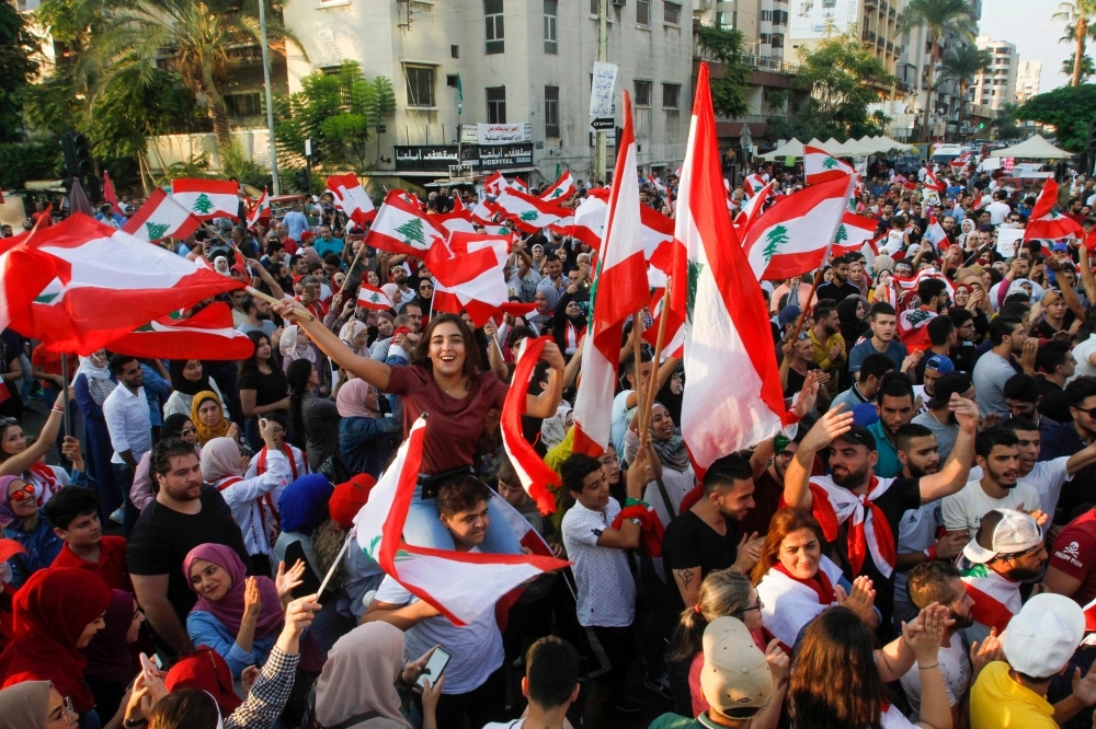 تظاهرات لبنان
