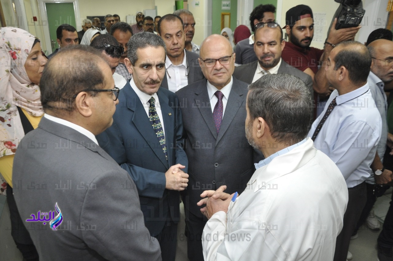 افتتاح العنايه المركزه الجديده بجامعة القناة افتتاح العنايه المركزه الجديده بجامعة القناة
