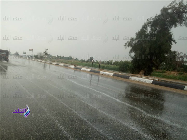 سقوط أمطار على قرى ومراكز الشرقية