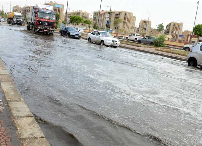 امطار على كافة الطرق الصحراوية