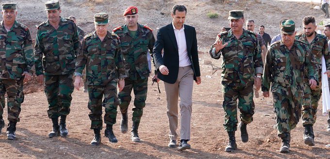 بشار الأسد يزور إدلب