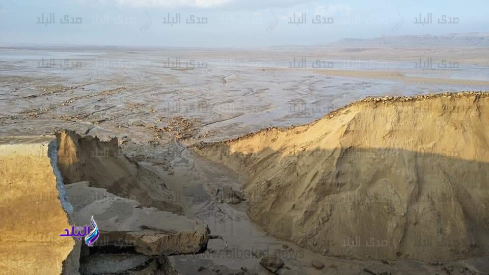 هبوط ارضي في الطريق الاقليمي