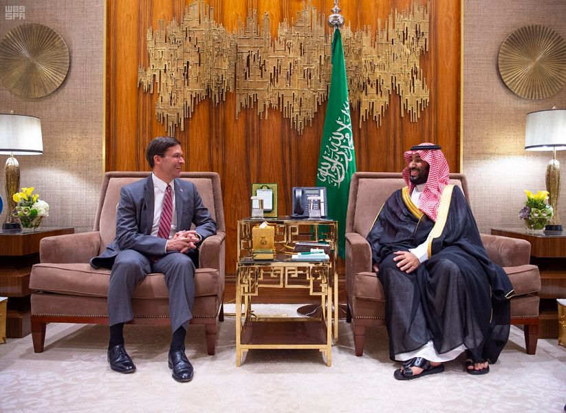 ولي العهد السعودي ووزير الدفاع الامريكي 