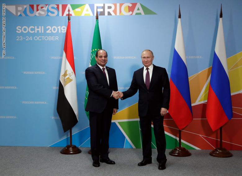 الرئيس الروسي فلاديمير بوتين ونظيره المصري عبد الفتاح السيسي الرئيس الروسي فلاديمير بوتين ونظيره المصري عبد الفتاح السيسي