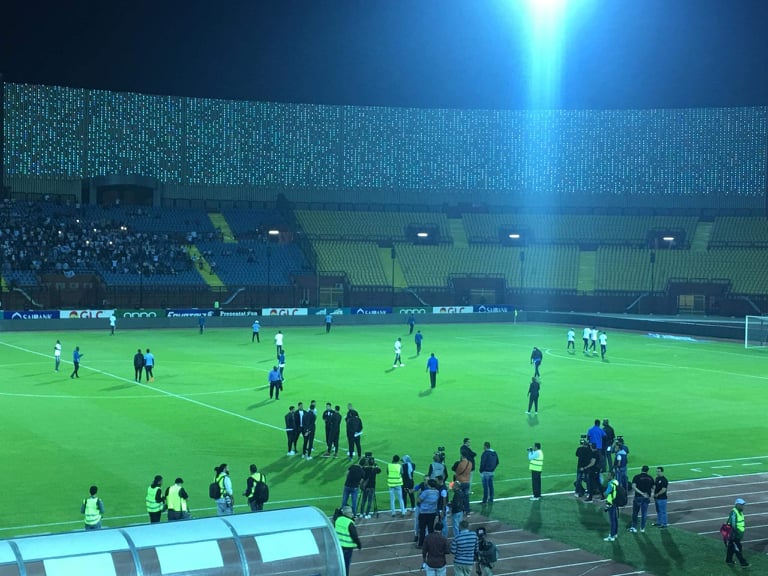 جينيراسيون يصل ملعب السلام لمواجهة الزمالك 