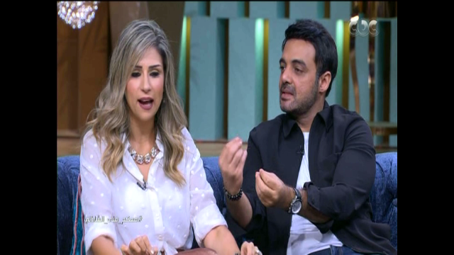 عمرو محمود ياسين و زوجته عمرو محمود ياسين و زوجته