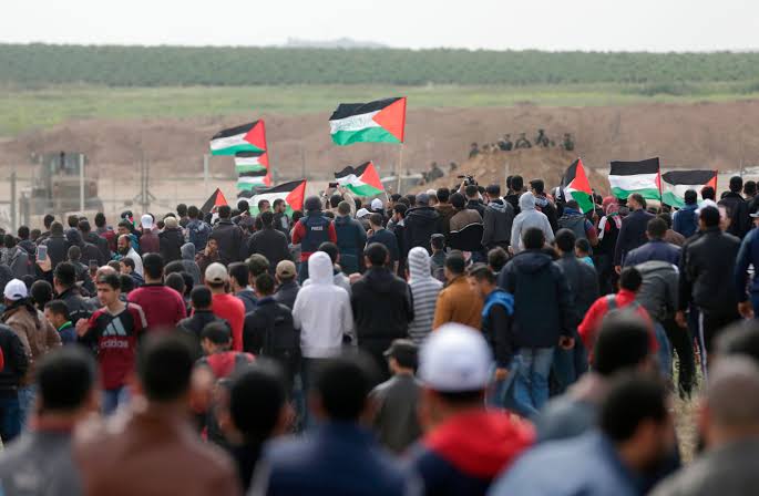 جمعة جديدة من مظاهرات غزة جمعة جديدة من مظاهرات غزة