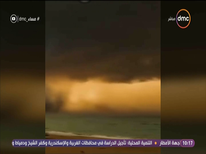 فيديو مفبرك لـ إعصار يضرب الإسكندرية