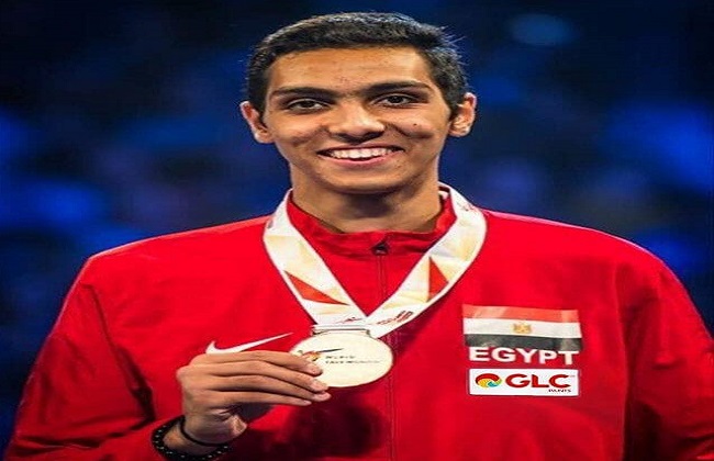 سيف عيسى لاعب مصر للتايكوندو