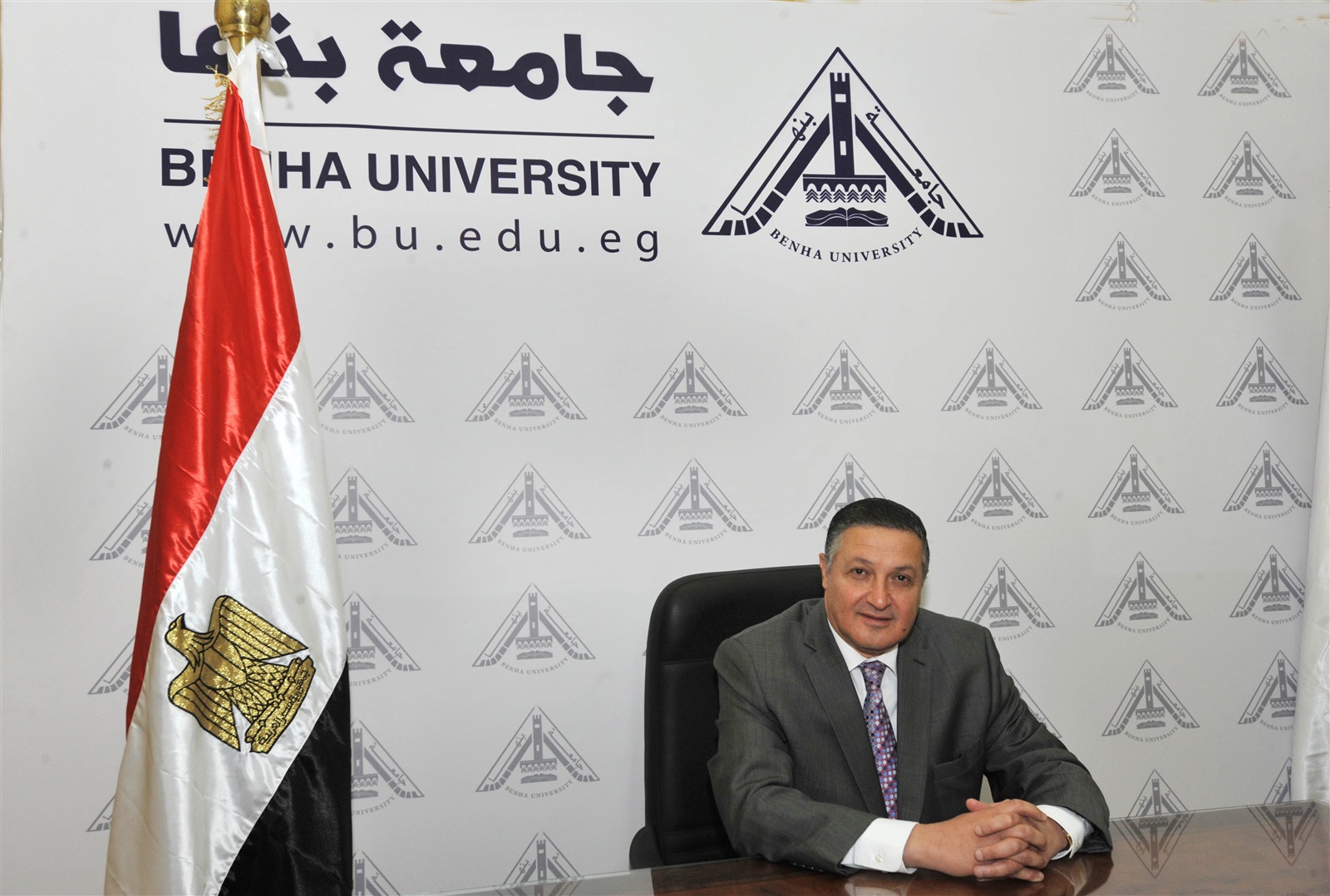 الدكتور جمال السعيد، رئيس جامعة بنها