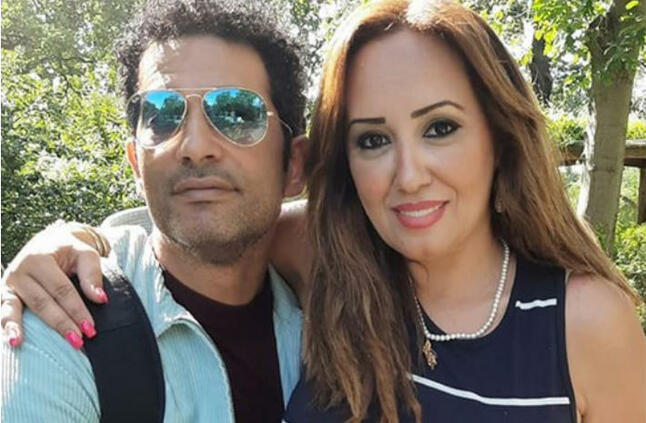 عمرو سعد  وزوجته