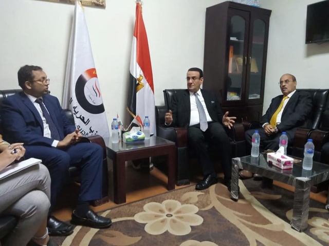 الدكتور صلاح حسب الله خلال اللقاء الدكتور صلاح حسب الله خلال اللقاء