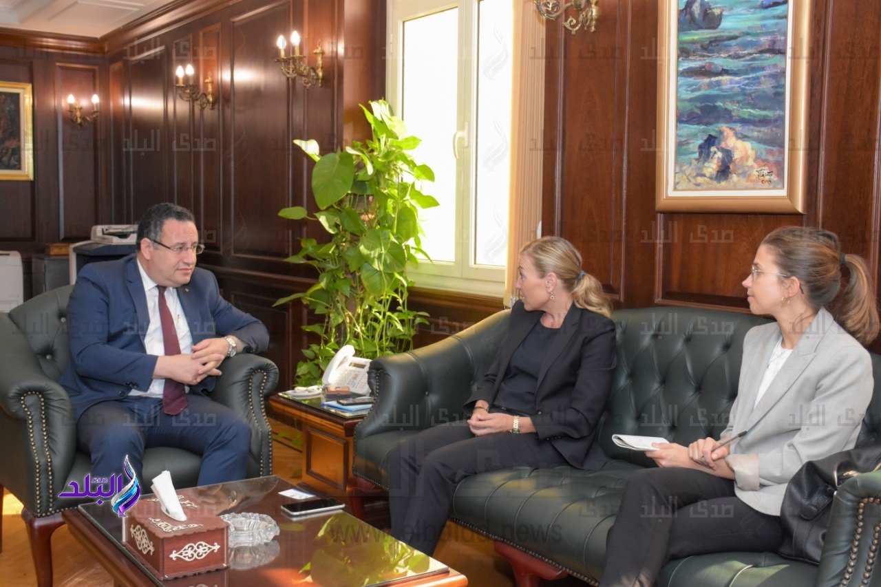 محافظ الإسكندرية يستقبل سفيرة النرويج