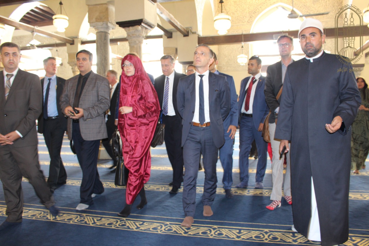وزير خارجية ألمانيا يزور الجامع الأزهر وزير خارجية ألمانيا يزور الجامع الأزهر