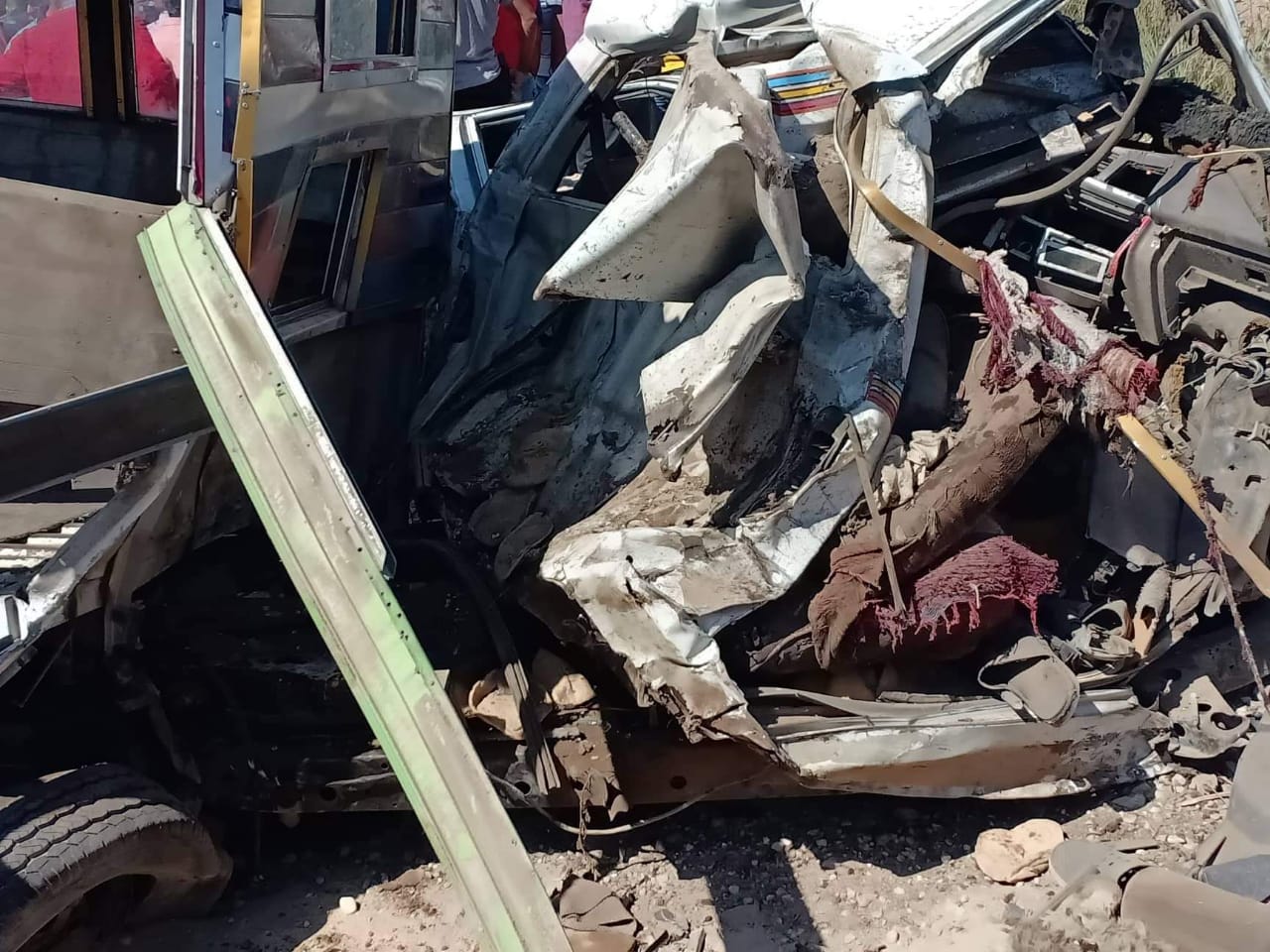حادث تصادم قطار أمام نجع بدران بالكرنك حادث تصادم قطار أمام نجع بدران بالكرنك