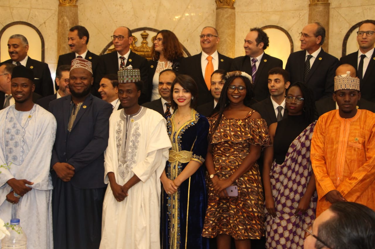 جانب من حفل إشهار المنظمة الأفريقية للثقافة