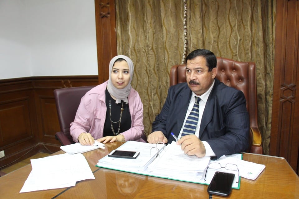 المهندس مؤمن شفيق مع محرر صدى البلد