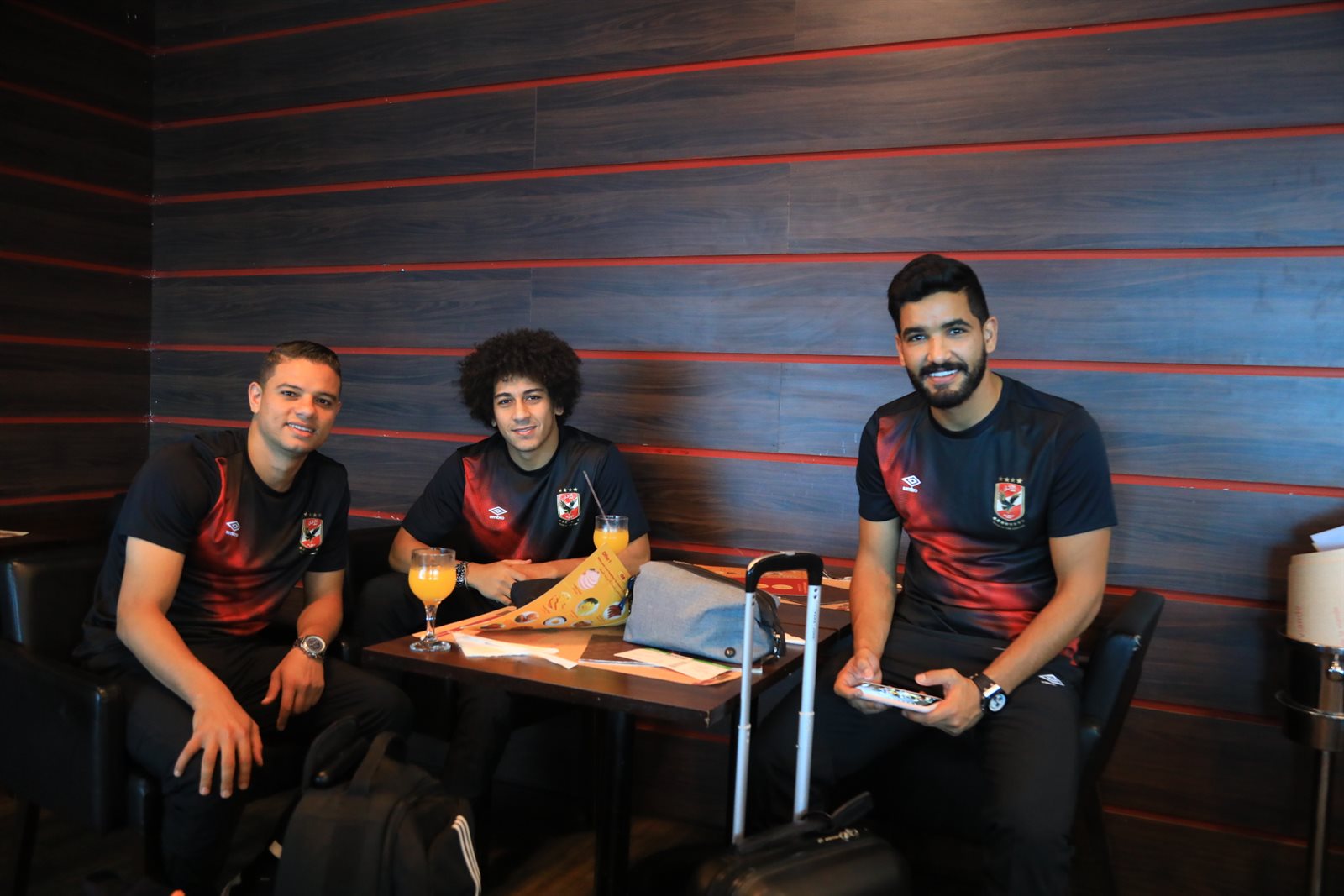 لاعبى الأهلى فى الإمارات 